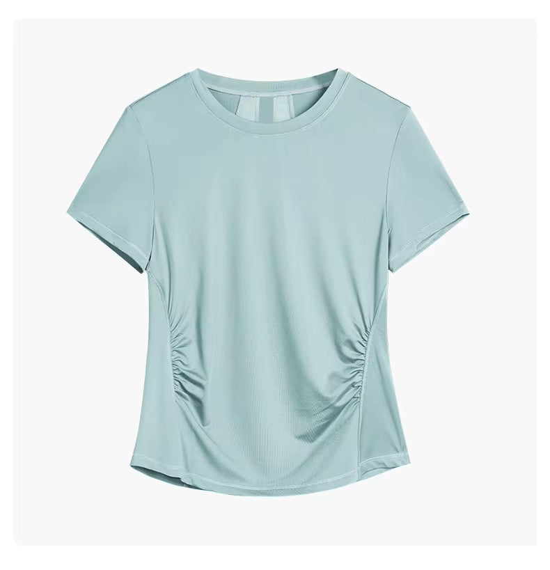 Women Short Sleeve Lightweight Breathable Workout Shirts