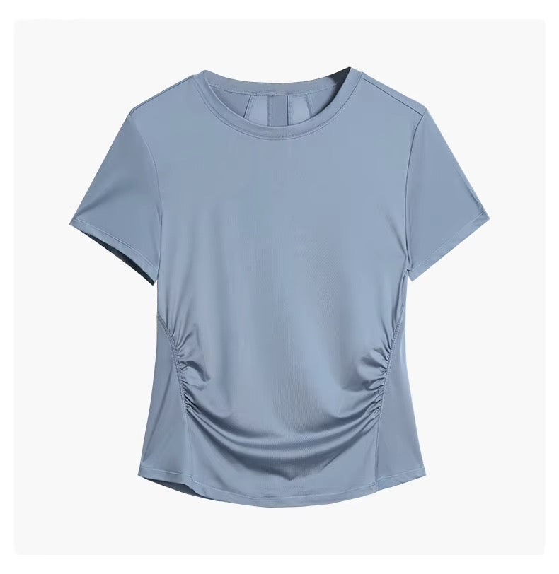 Women Short Sleeve Lightweight Breathable Workout Shirts
