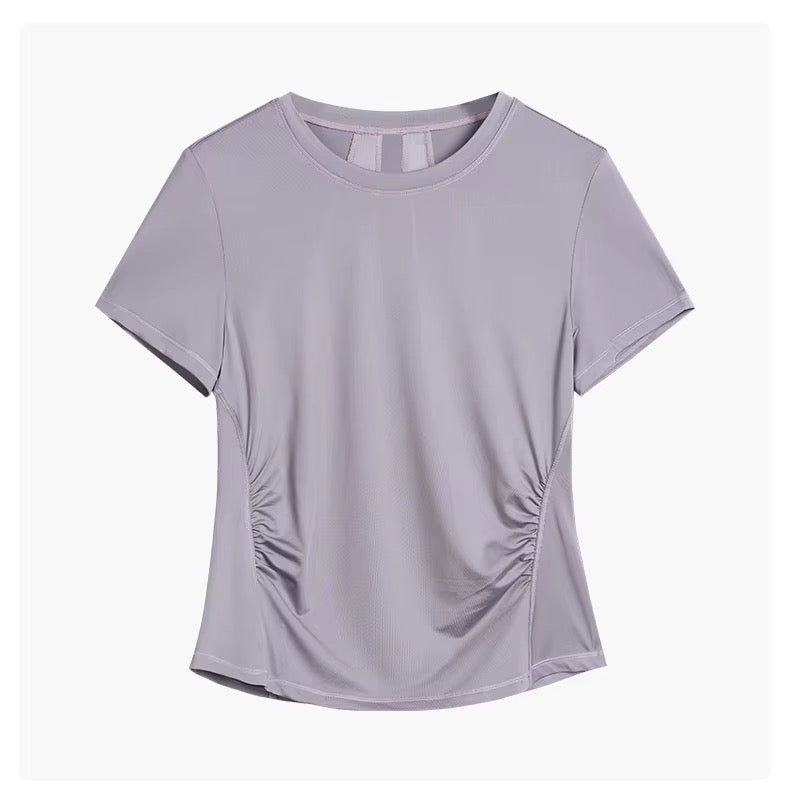 Women Short Sleeve Lightweight Breathable Workout Shirts